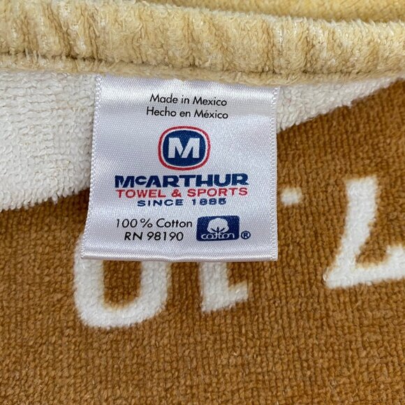 New Orleans Saints Super Bowl Champions 2010 Beach Towel Gold NFL South Florida - Picture 6 of 7